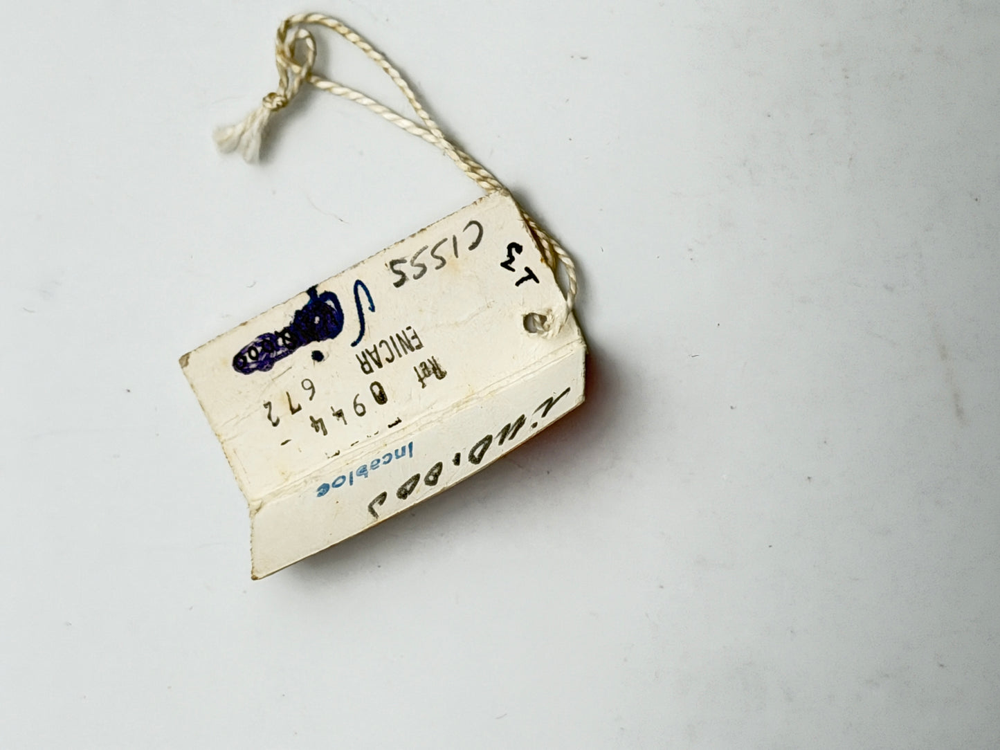 enicar tag cartellino vintage