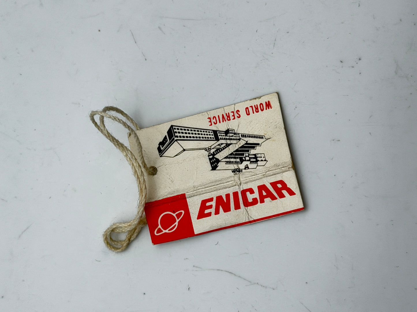 enicar tag cartellino vintage