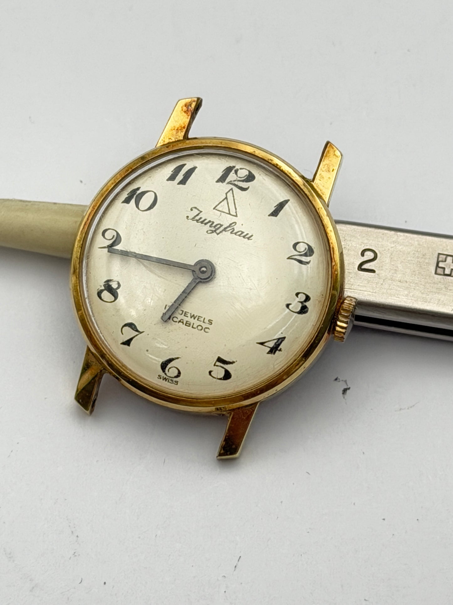 junghfrau 24mm vintage watch