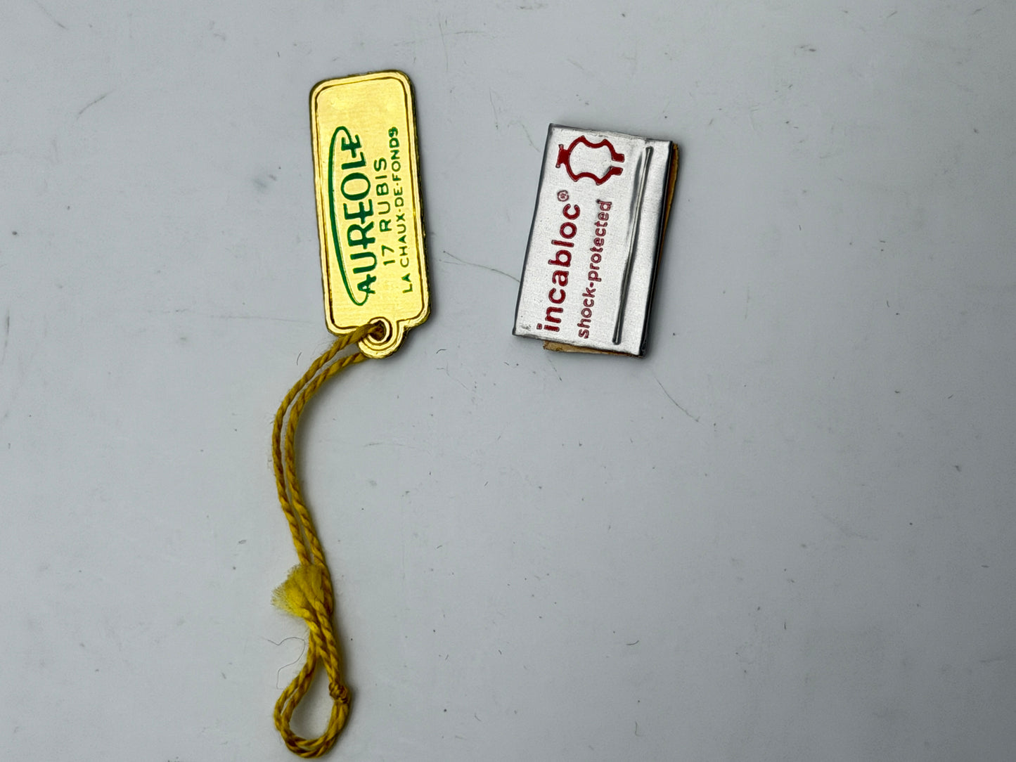 aureole tag cartellino vintage