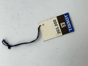 tissot   tag cartellino vintage