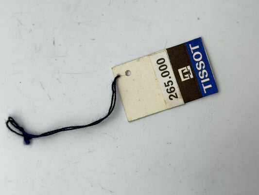 tissot   tag cartellino vintage