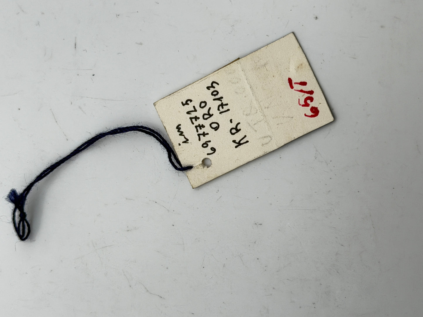 tissot   tag cartellino vintage