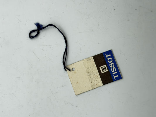 tissot   tag cartellino vintage