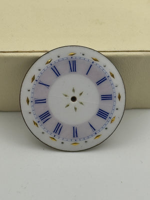 Anonimo pocket watch dial quadrante porcellana cylinder 32.5mm