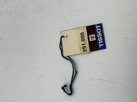 tissot tag cartellino vintage