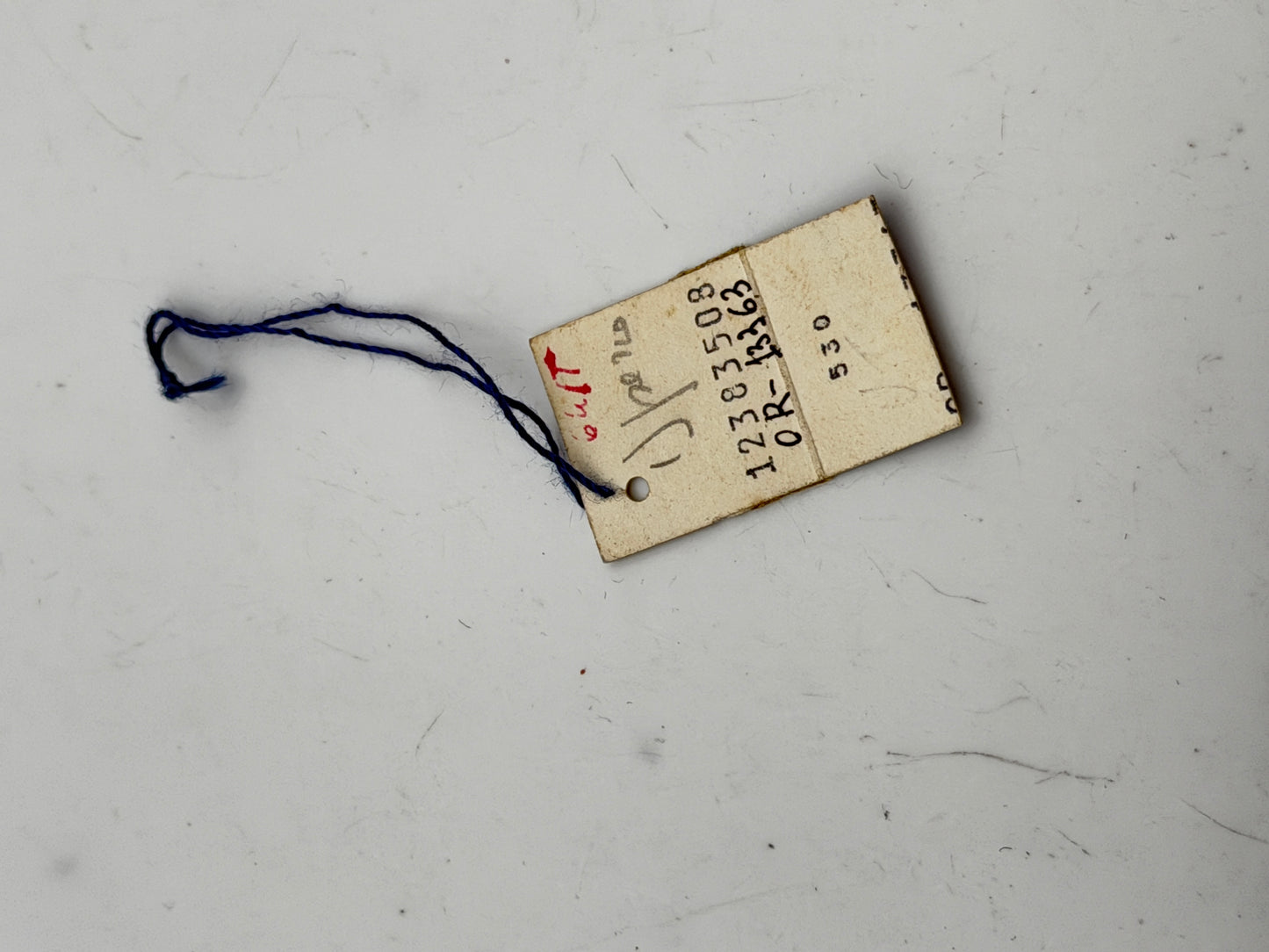 tissot tag cartellino vintage