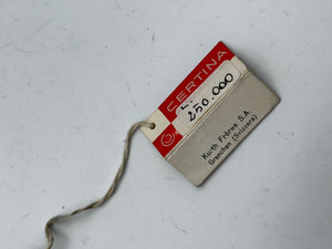 certina tag cartellino vintage