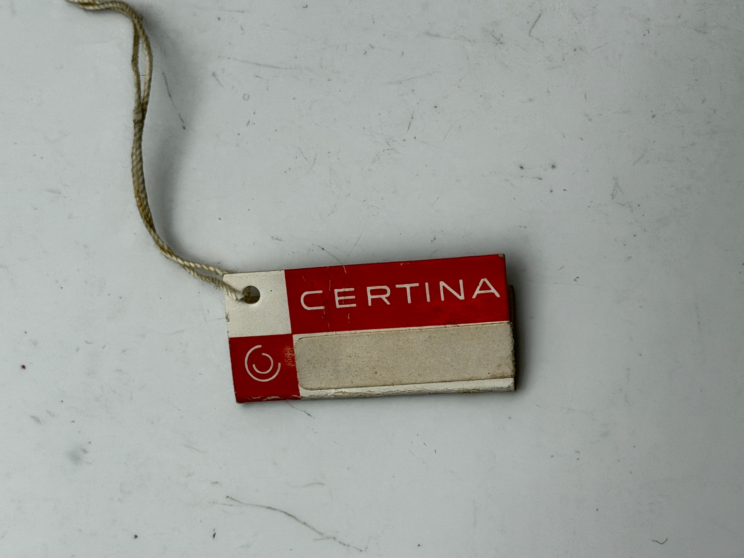 certina tag cartellino vintage