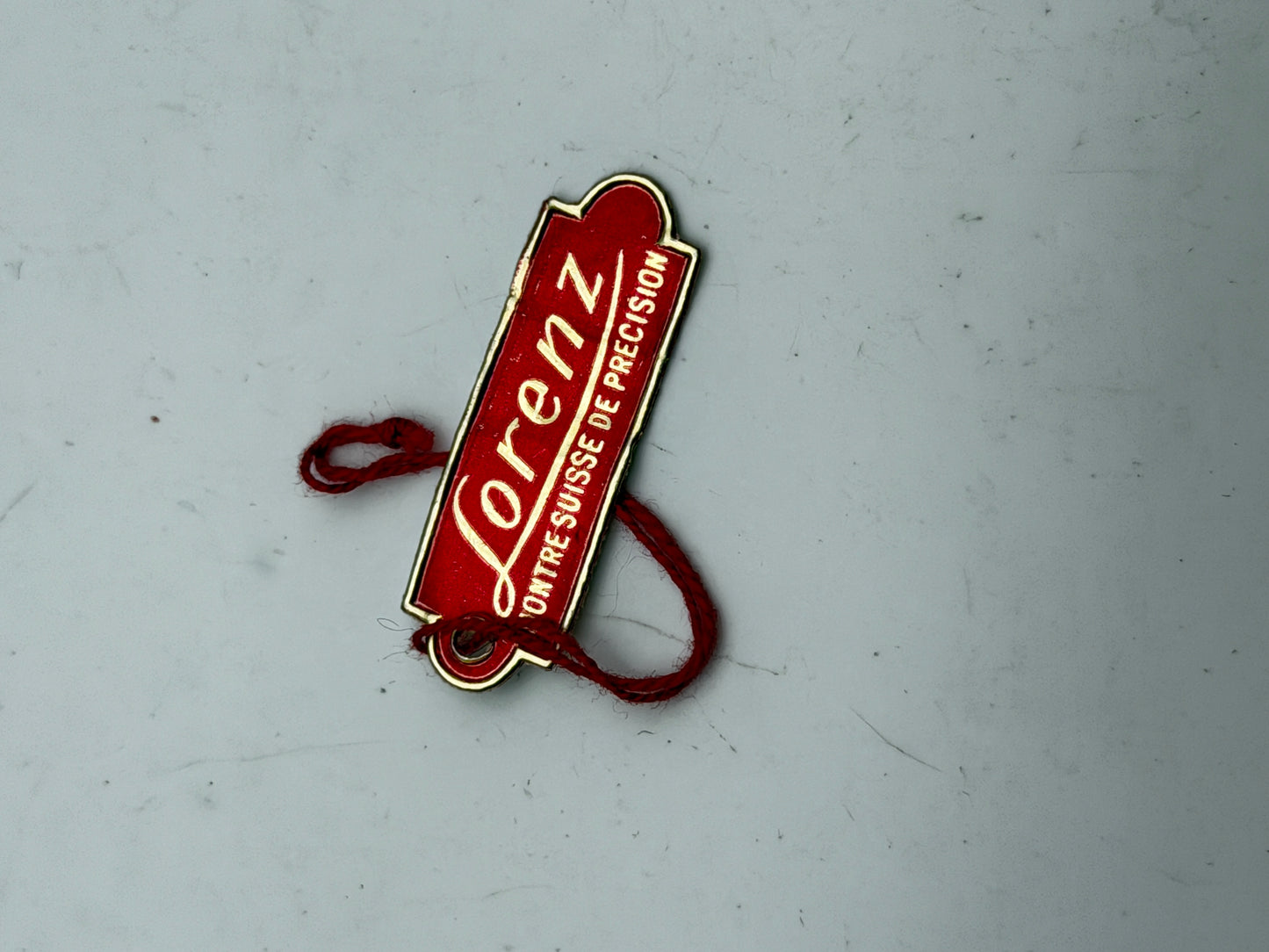 lorenz tag cartellino vintage