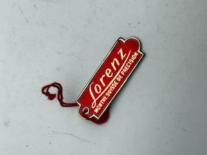 lorenz tag cartellino vintage
