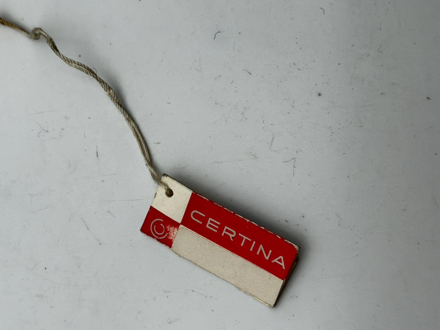 certina tag cartellino vintage