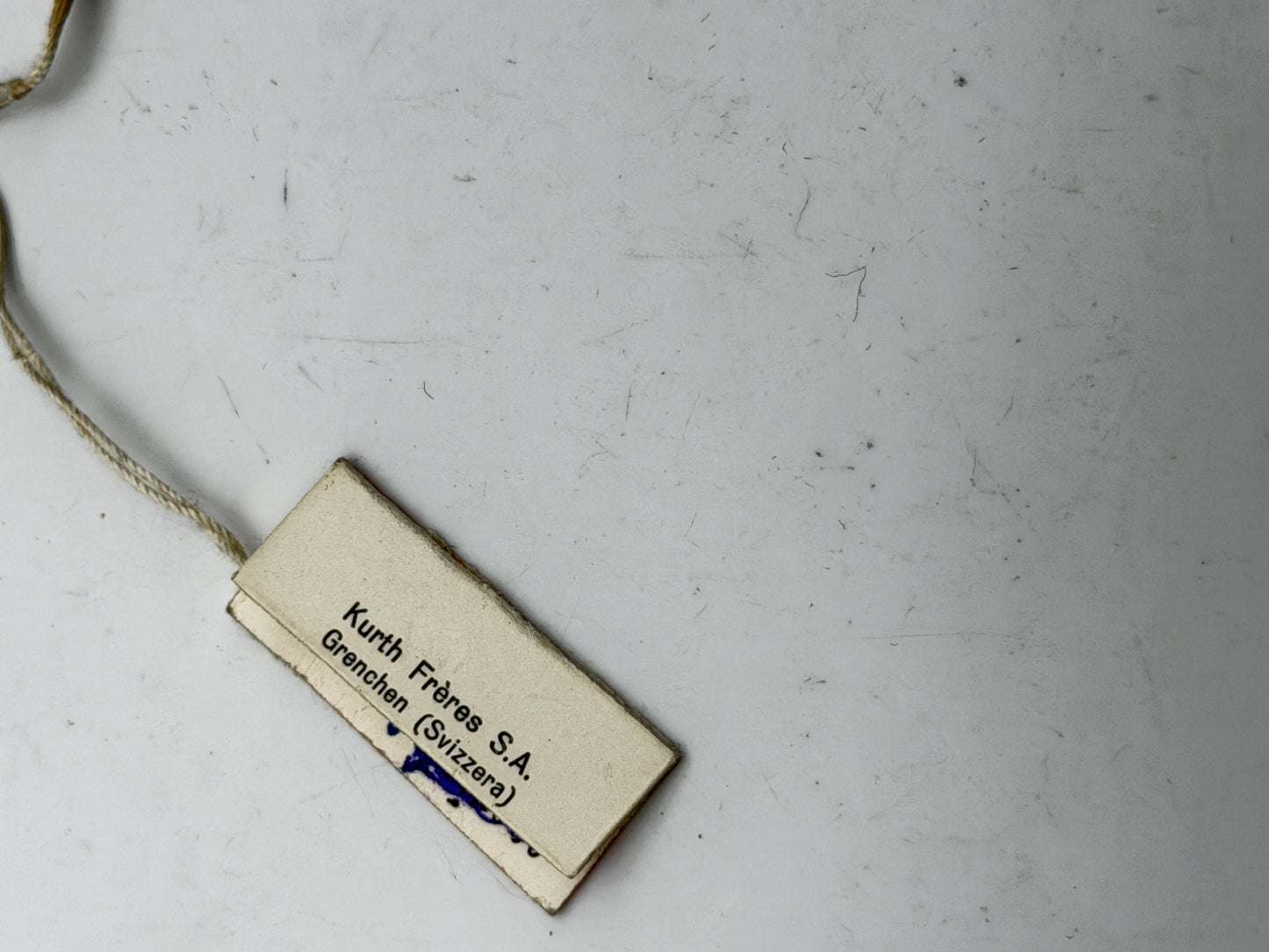 certina tag cartellino vintage