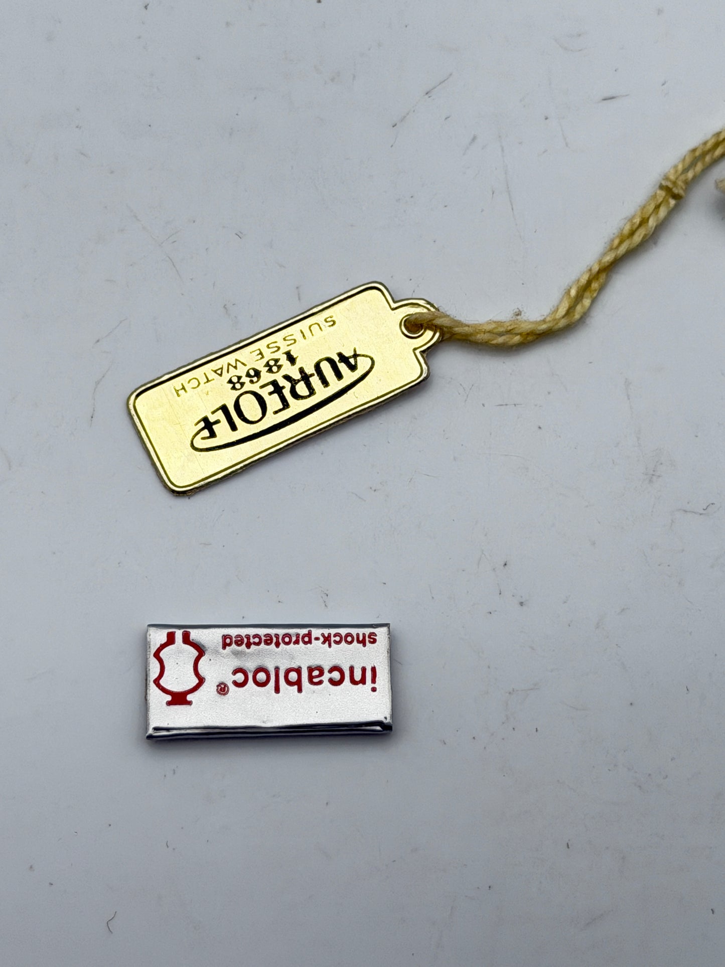 aureole tag cartellino vintage