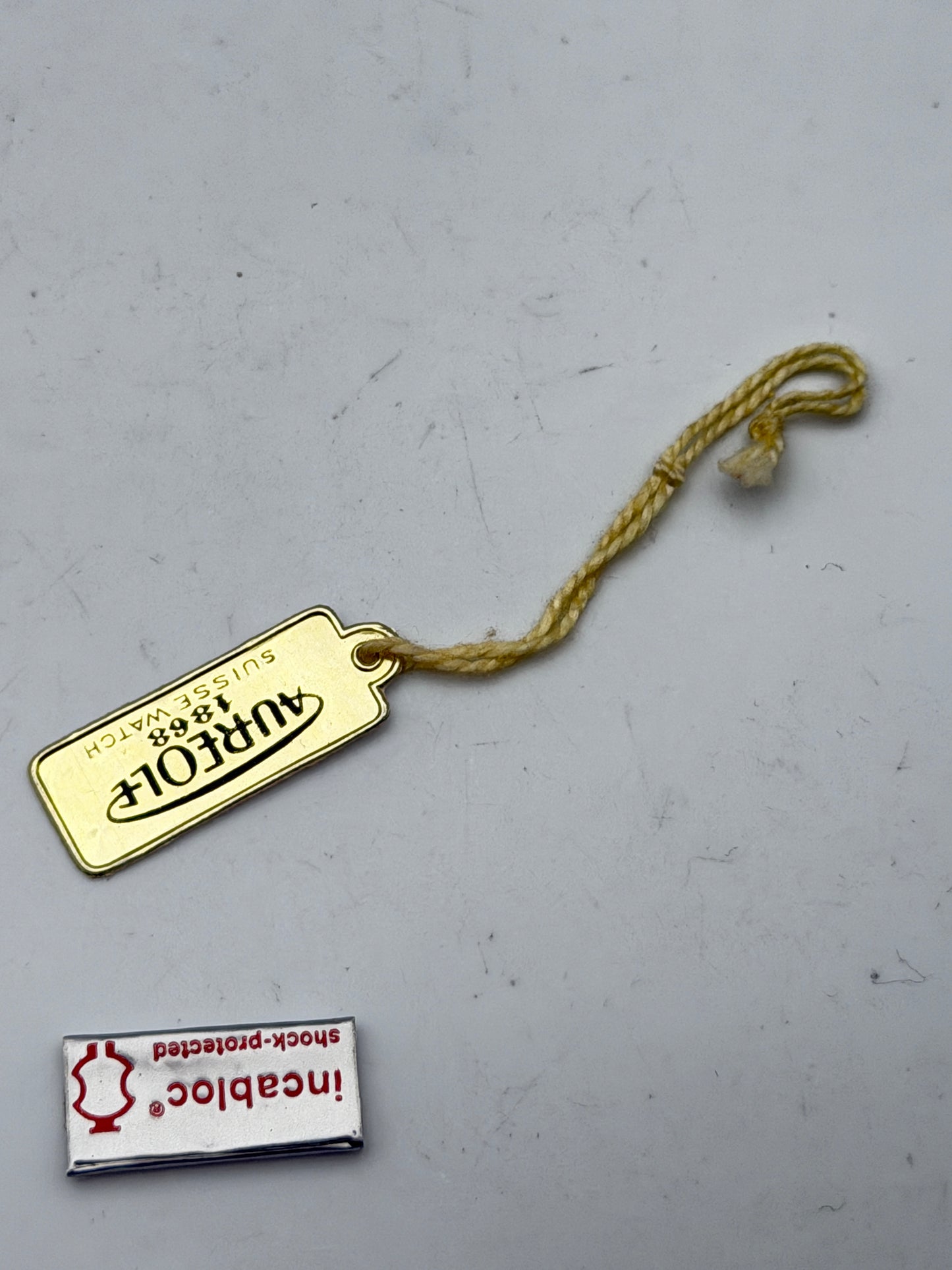 aureole tag cartellino vintage