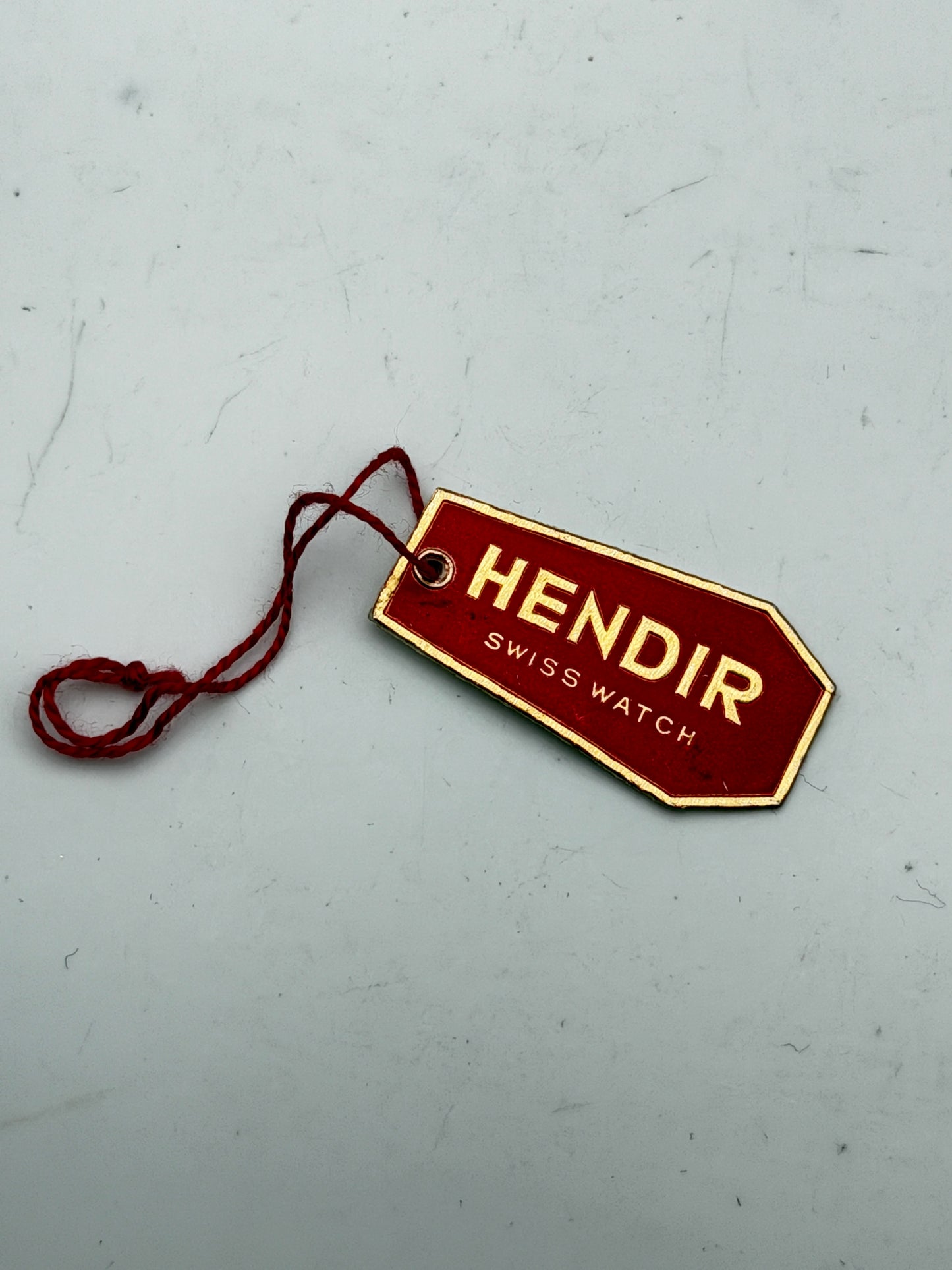 hendir tag cartellino vintage