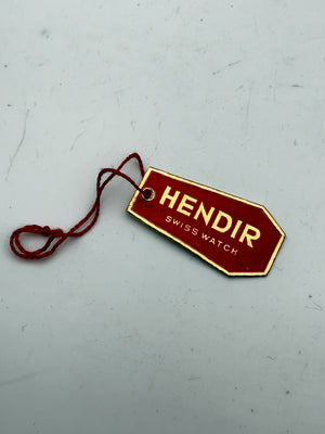 hendir tag cartellino vintage