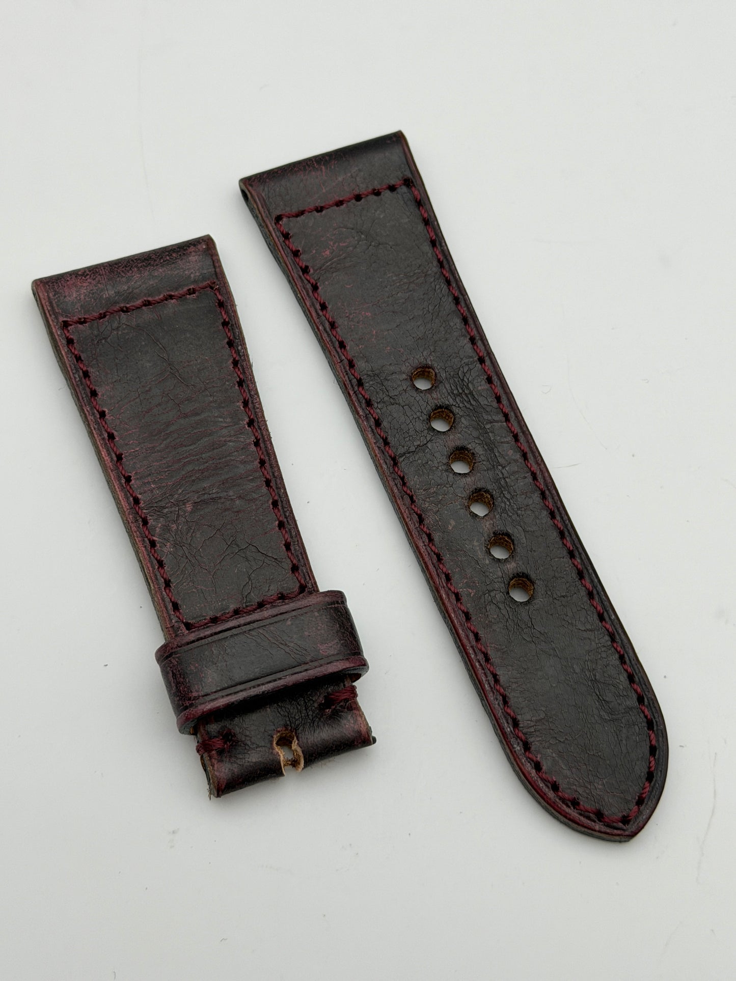 panerai 26mm cinturino strap pelle leather