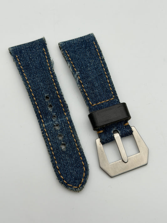 panerai 26mm cinturino strap pelle leather