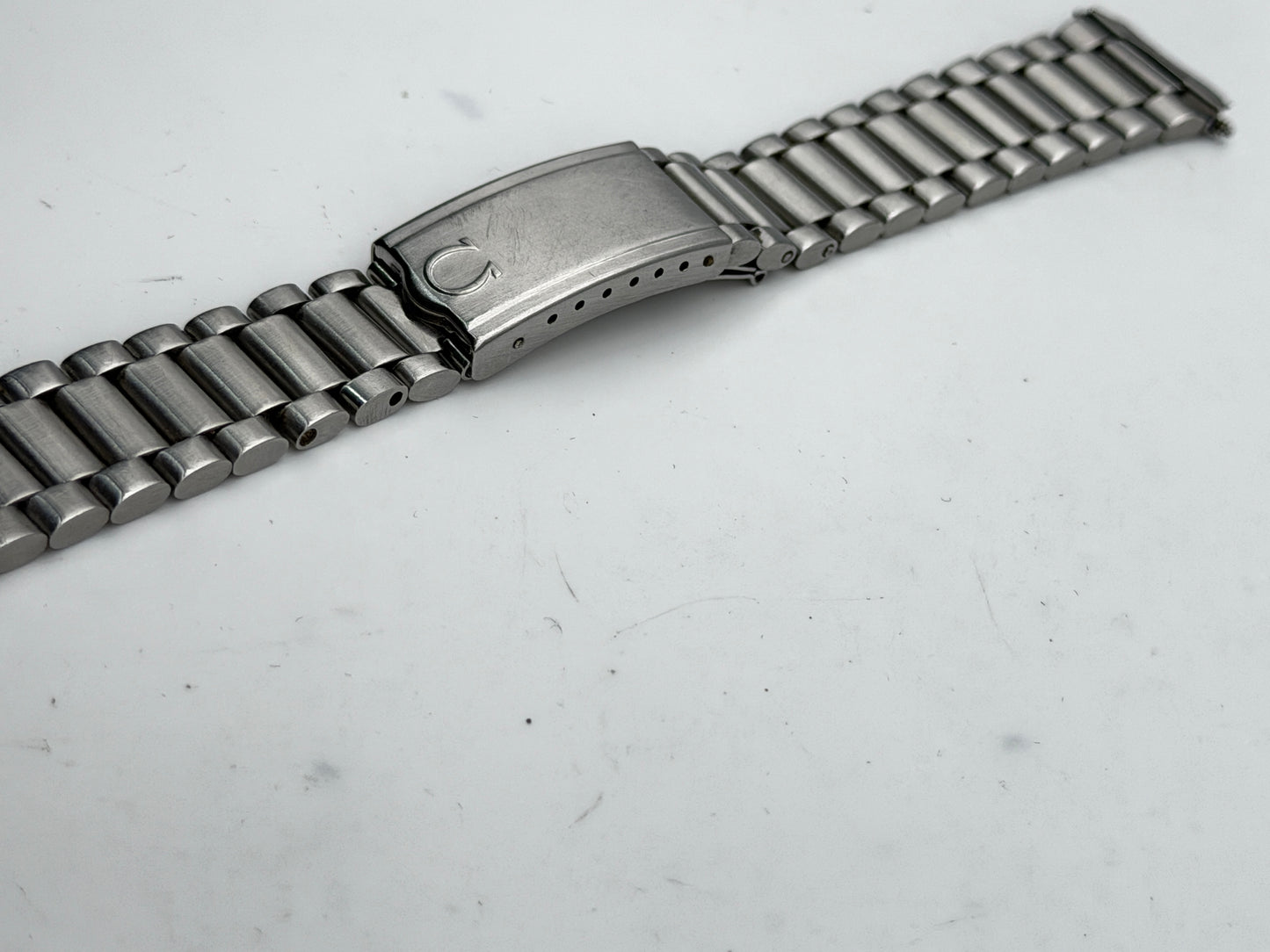 omega 1125-11 699 cinturino strap steel rare
