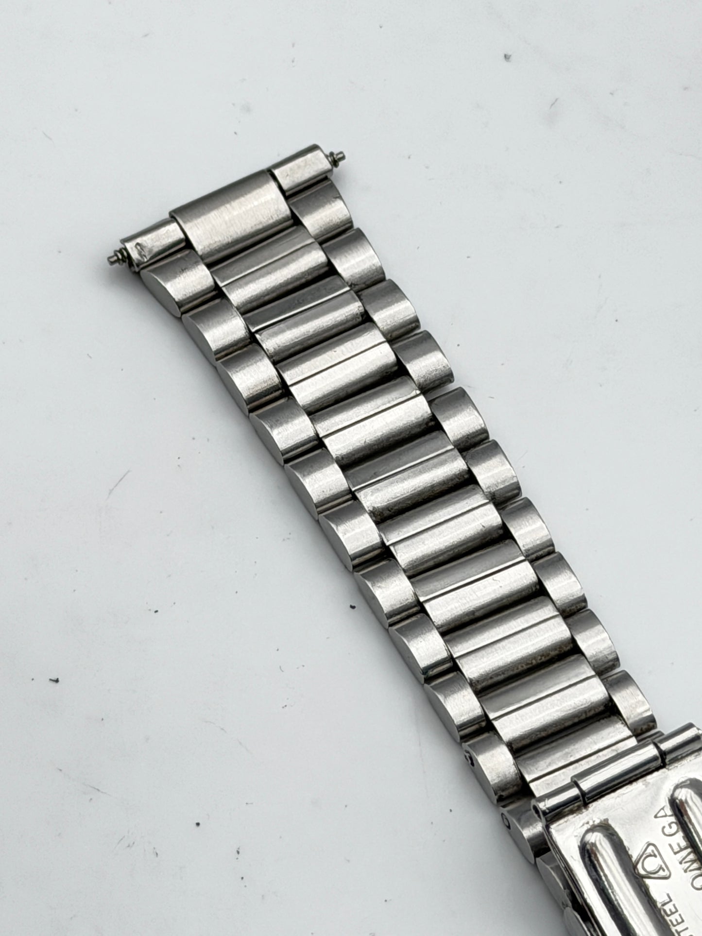 omega 1125-11 699 cinturino strap steel rare
