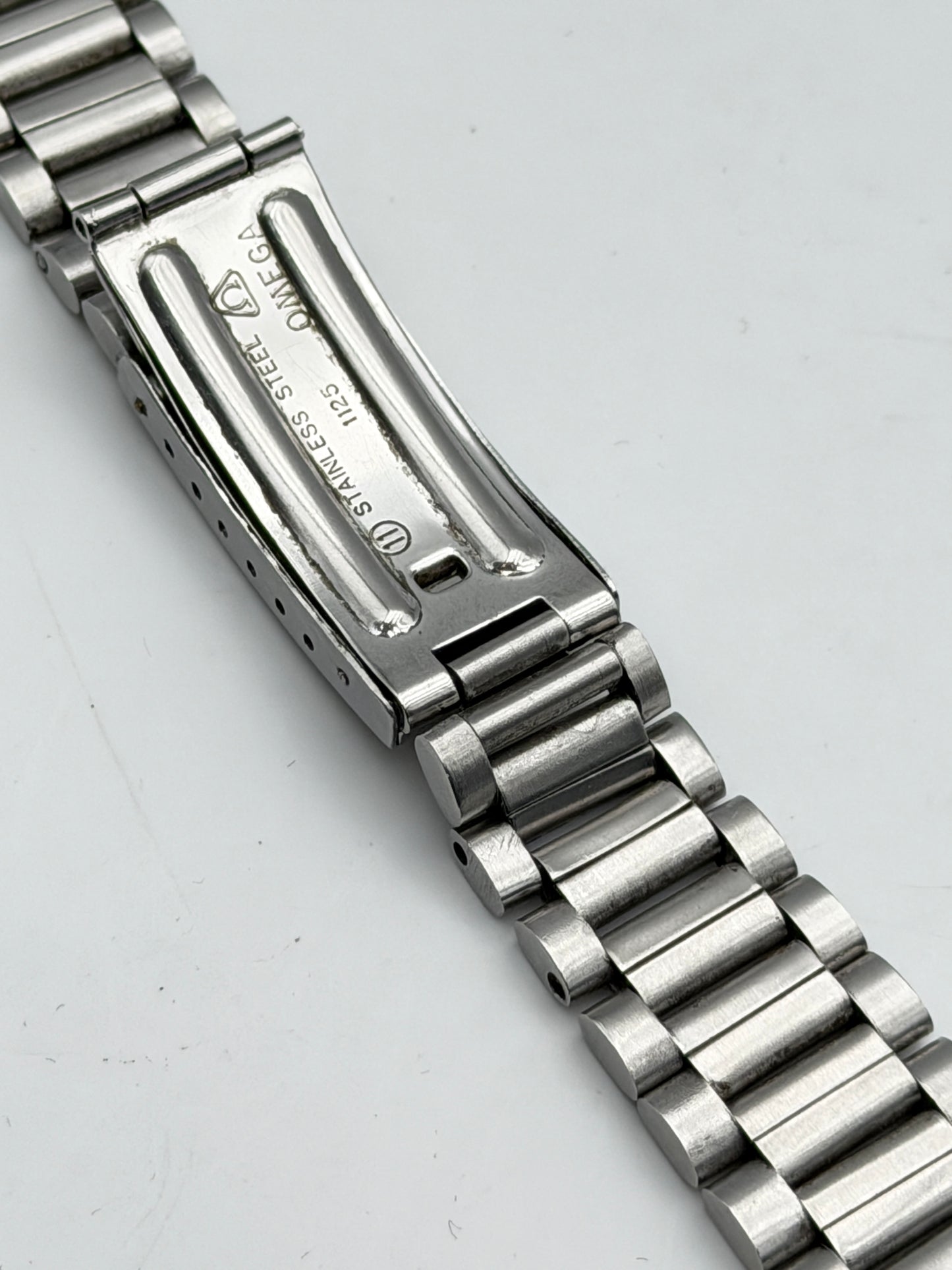 omega 1125-11 699 cinturino strap steel rare