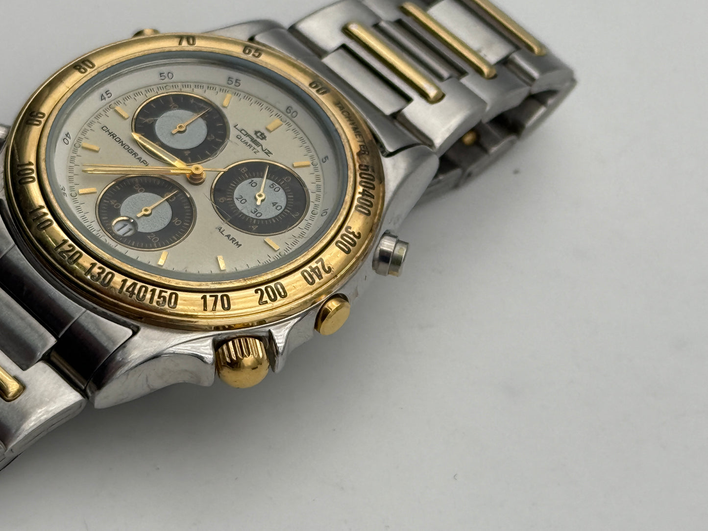 lorenz chrono 3s10 14146 39.5mm quartz vintage