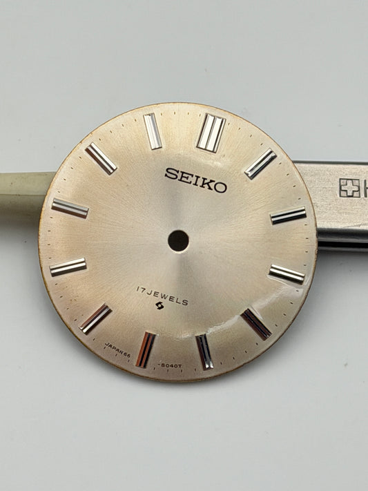 seiko 17 jewels 66-8040t 28.4mm dial quadranti