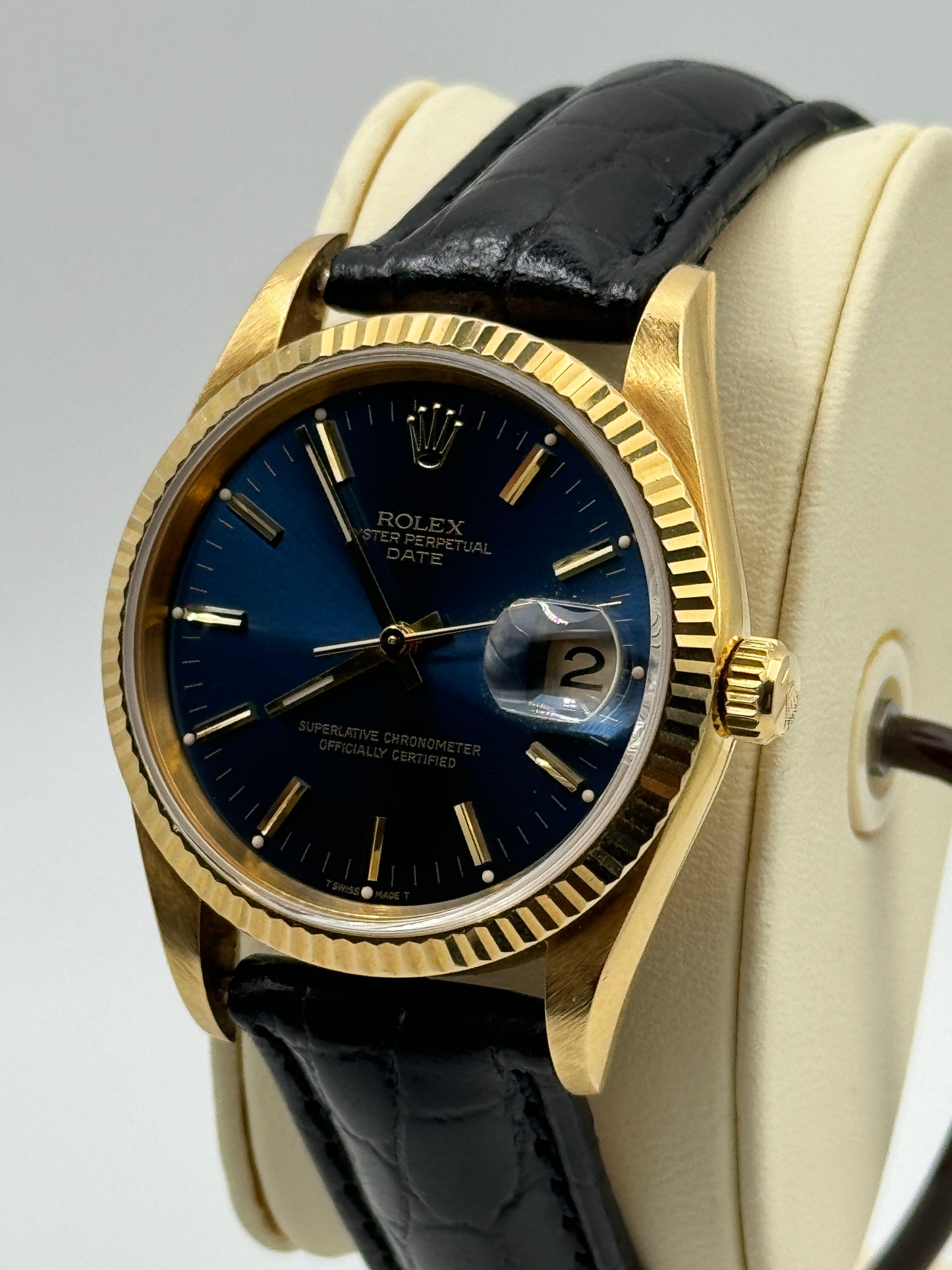 Descrizione Rolex Oyster Perpetual Date 15238 18kt
