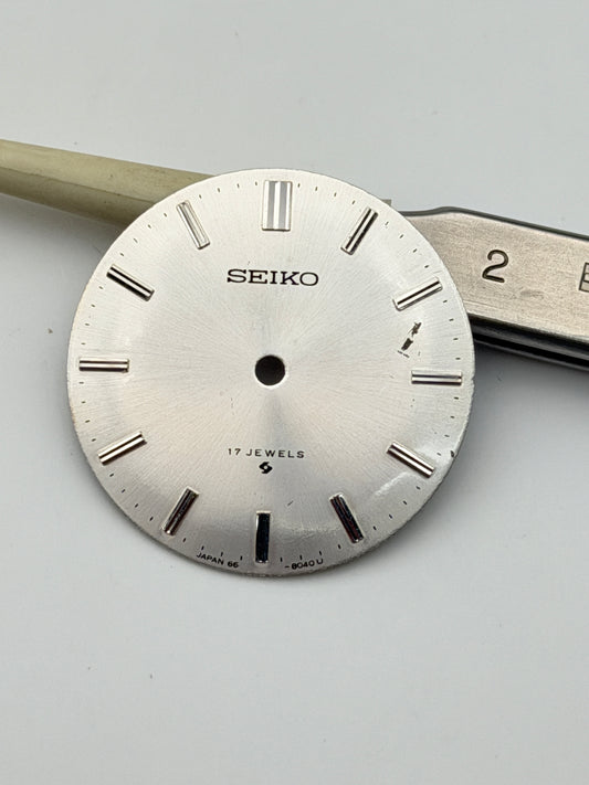 seiko 17 jewels 66-8040u 28.4mm dial quadrante