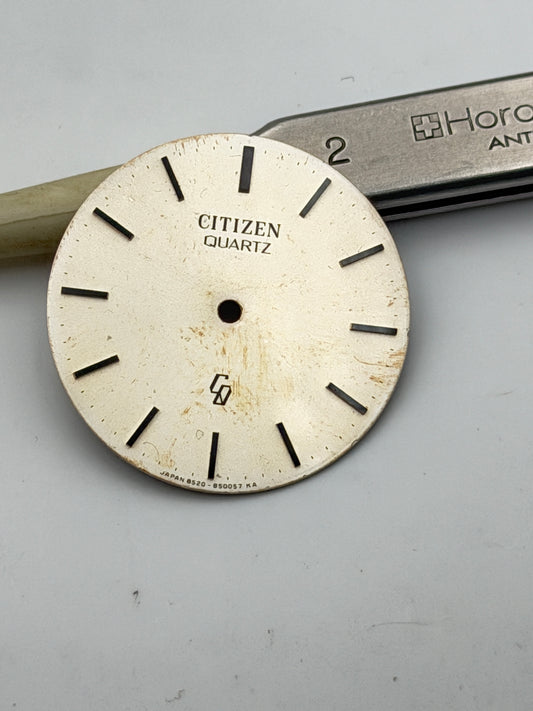 citizen cq quartz 8520-850057 ka 27mm dial quadrante