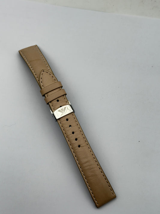 emporio armani 18mm cinturino strap leather