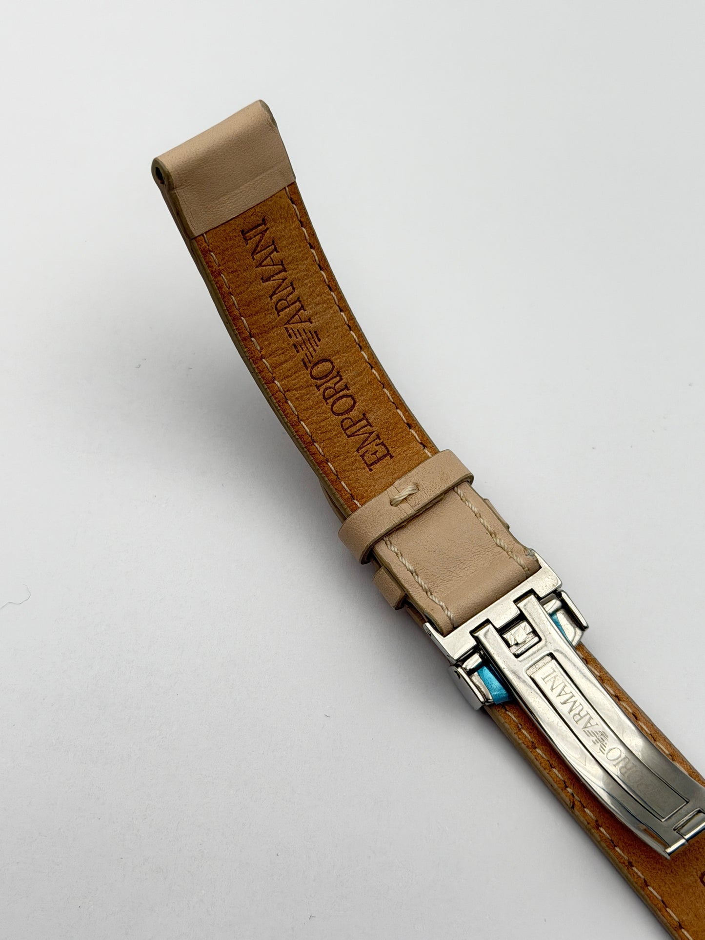 emporio armani 18mm cinturino strap leather