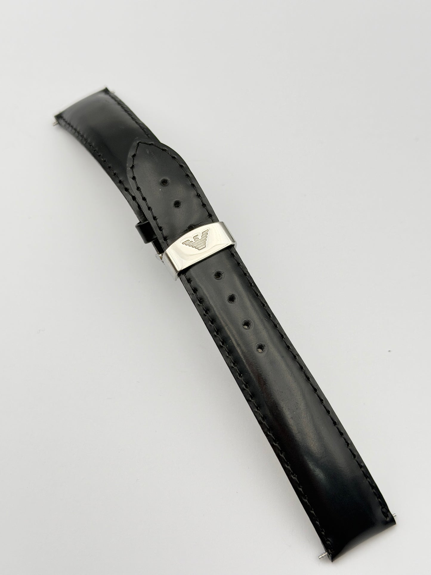 emporio armani 18mm cinturino strap leather