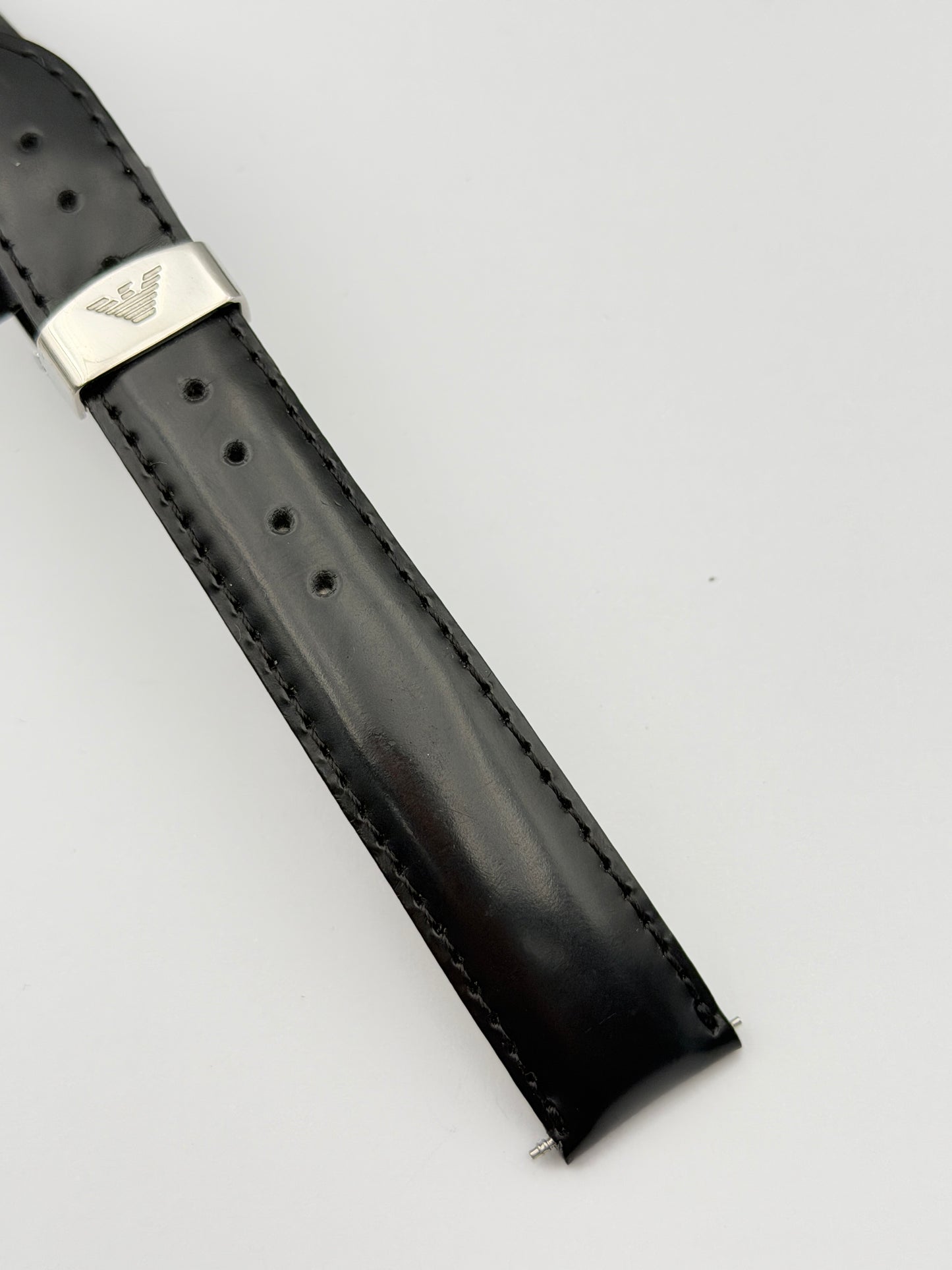 emporio armani 18mm cinturino strap leather