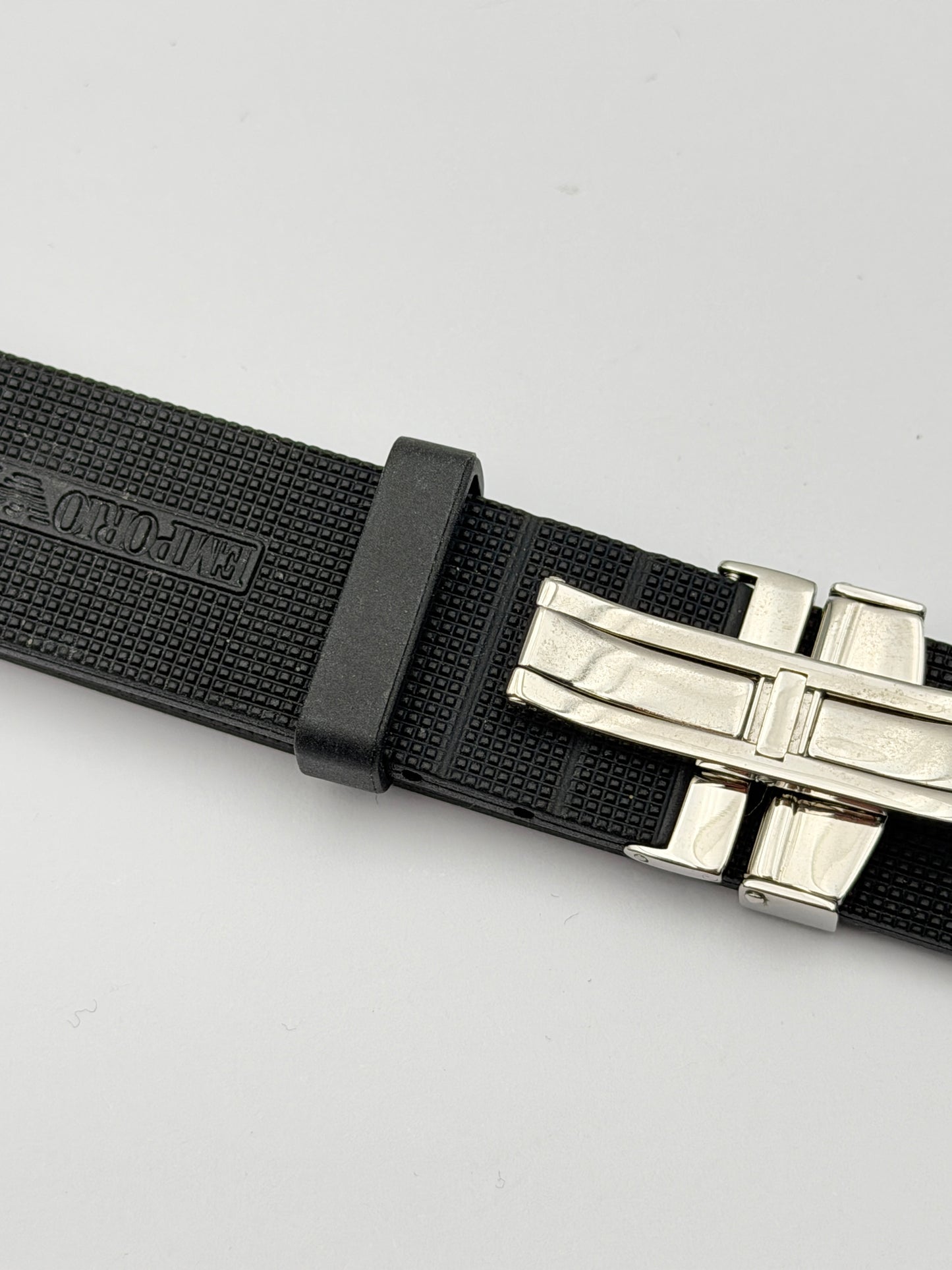 emporio armani 20mm cinturino strap leather