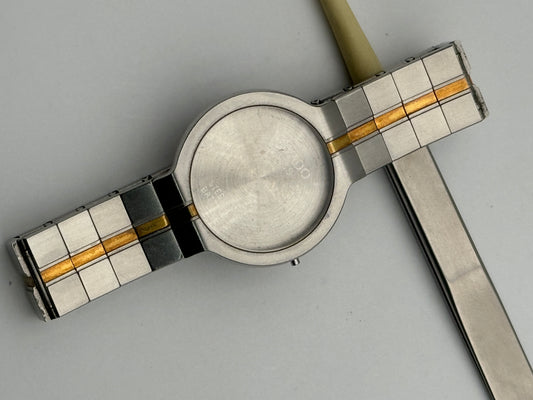 Movado cassa case 85-40-871 32mm acciao e oro
