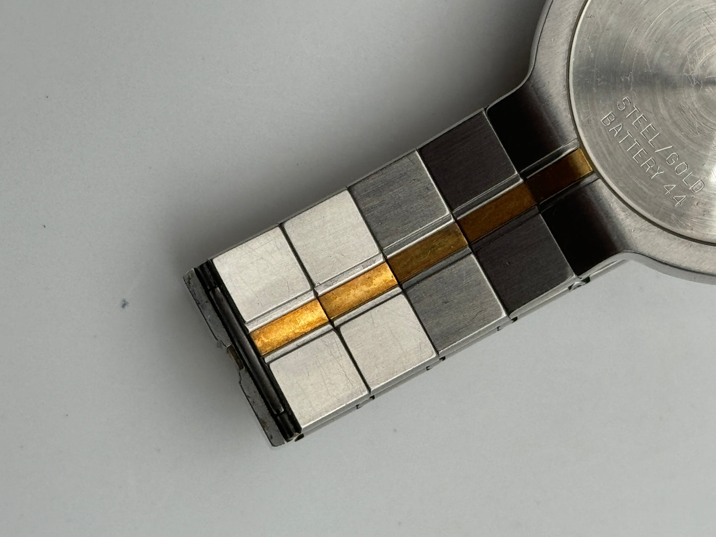 Movado cassa case 85-40-871 32mm acciao e oro