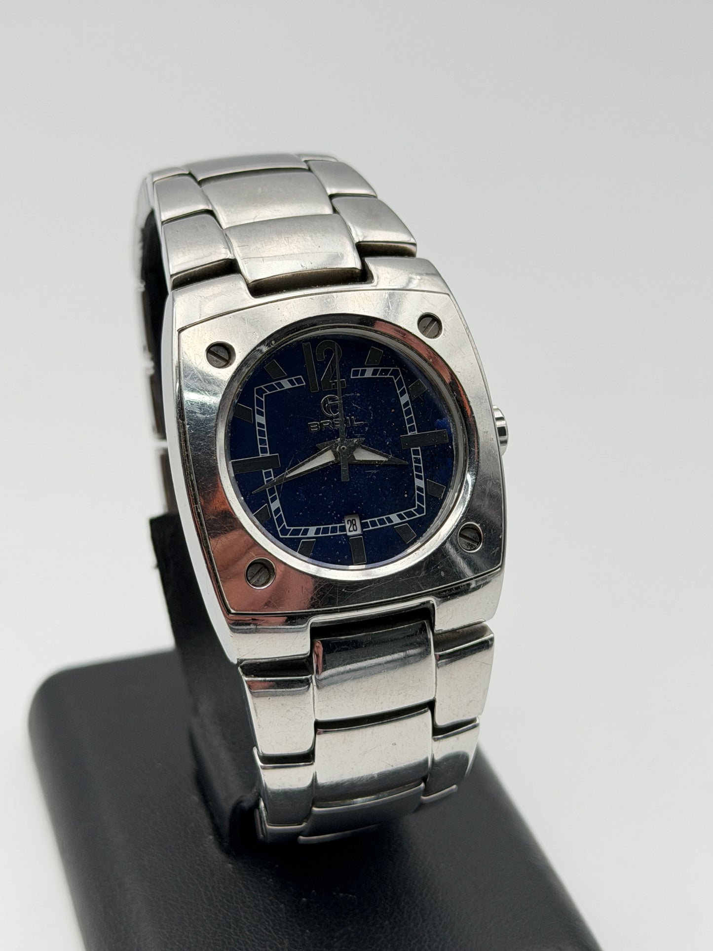 breil 6088 32mm quartz watch steel