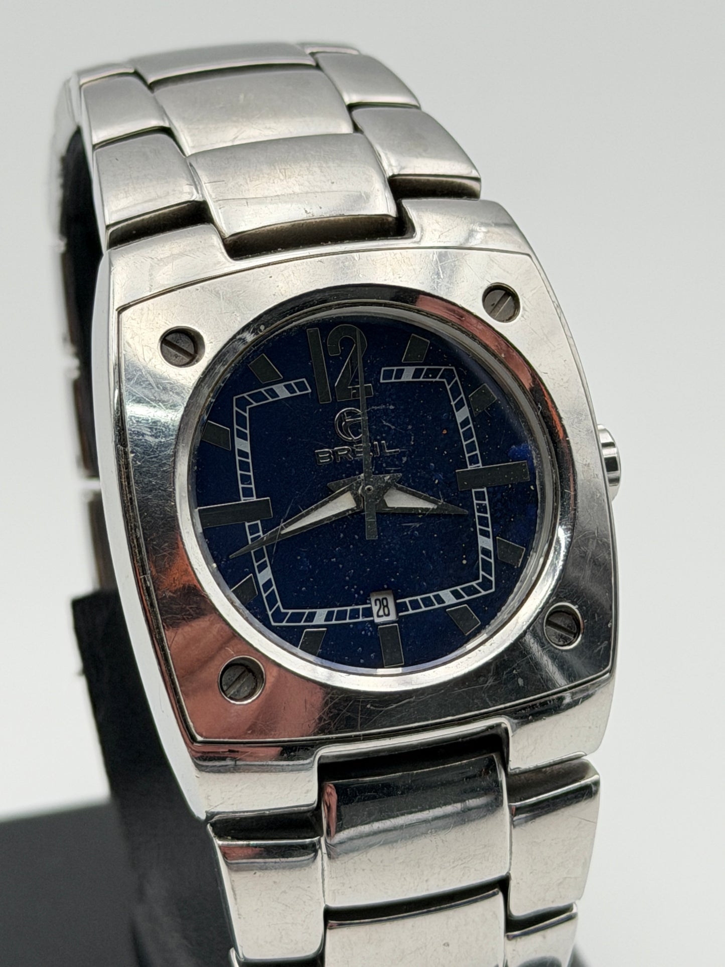 breil 6088 32mm quartz watch steel