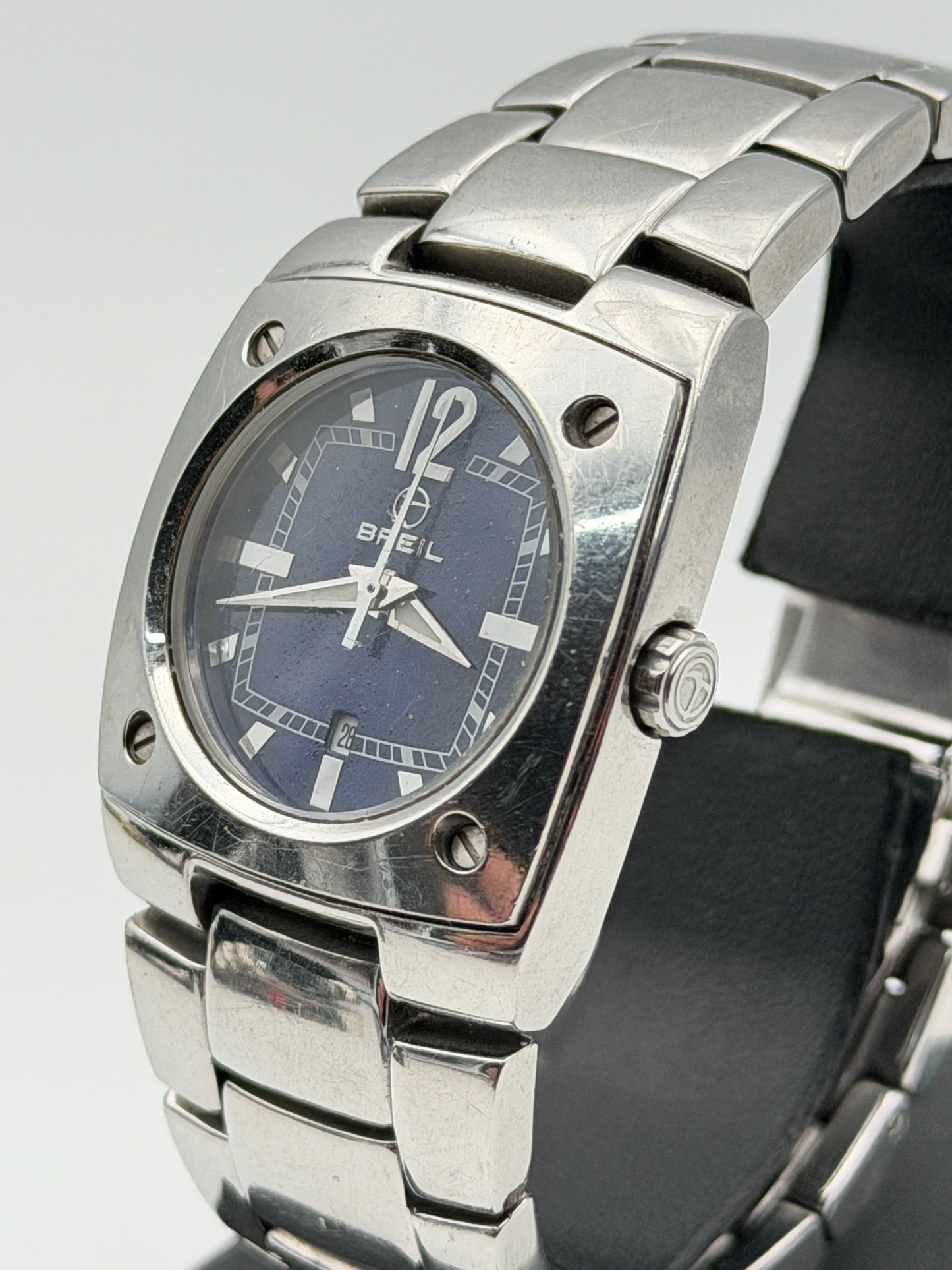 breil 6088 32mm quartz watch steel