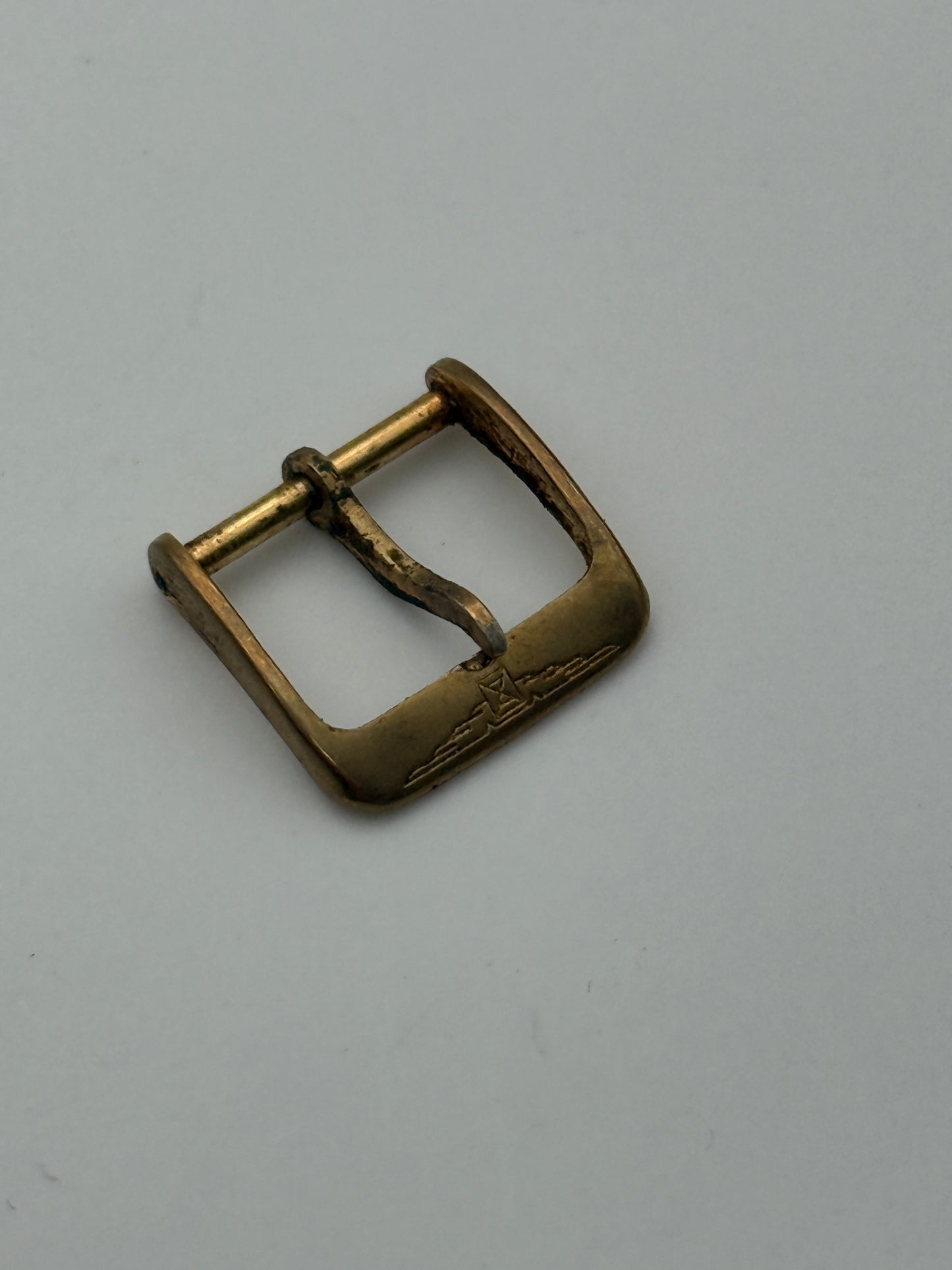 longines 14mm dorata gold plated fibbia buckle