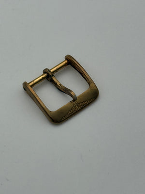 longines 14mm dorata gold plated fibbia buckle