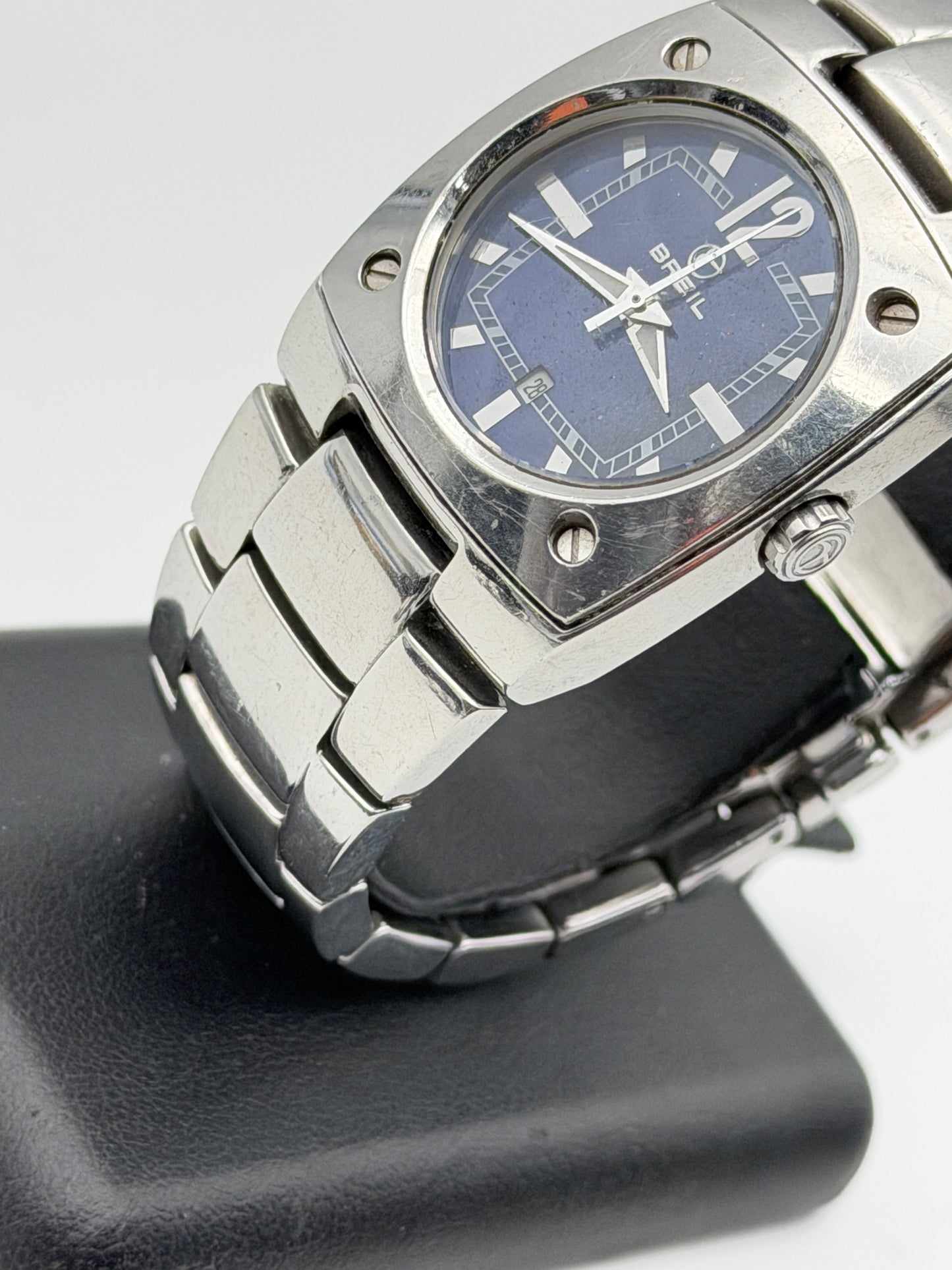 breil 6088 32mm quartz watch steel
