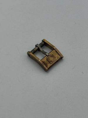 zenith 8mm dorata gold plated fibbia buckle