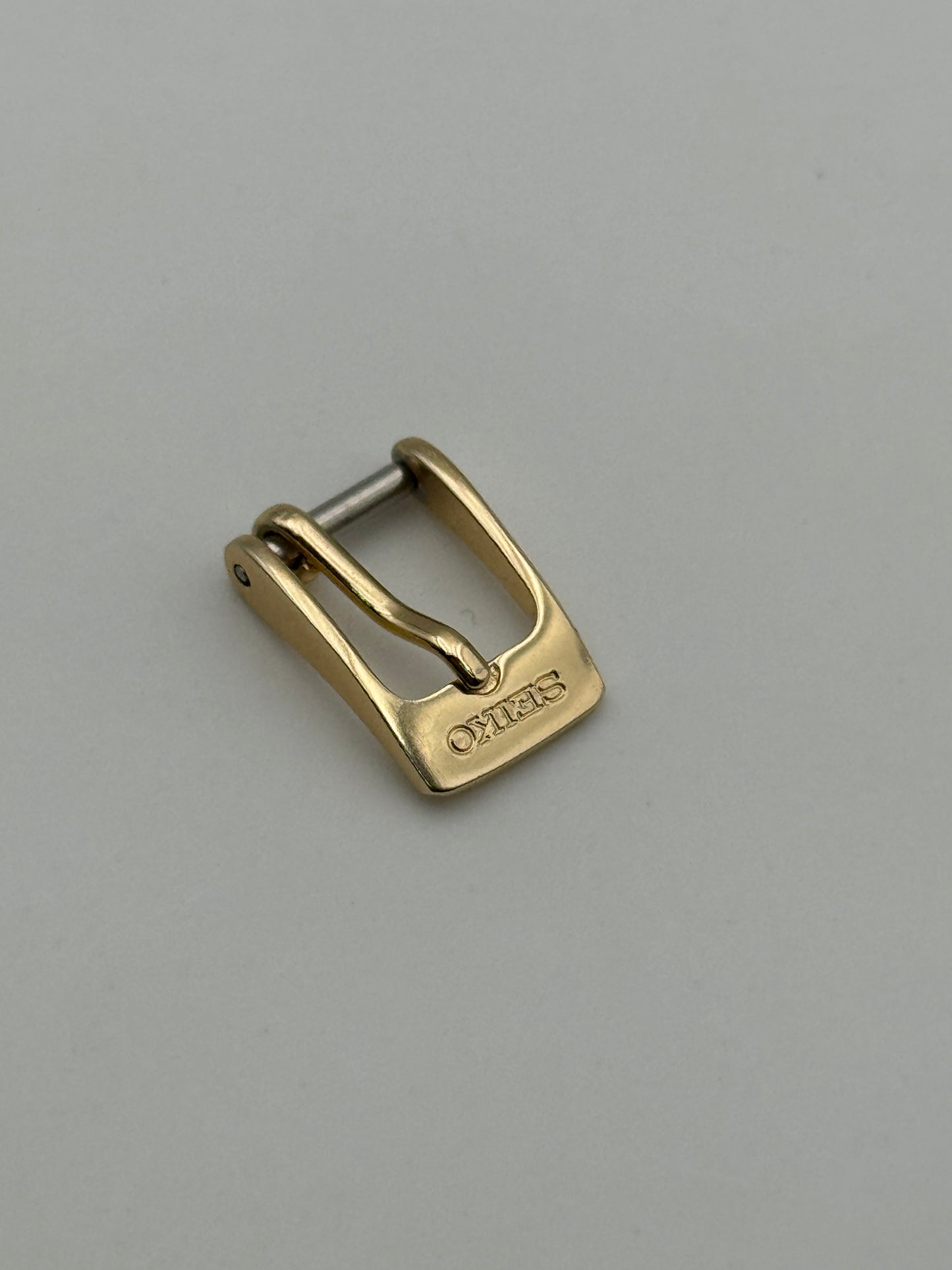 Seiko fibbia buckle gold plated 8mm