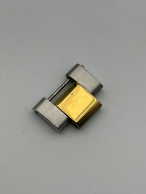 Invicta maglia link acciaio e oro 18mm automatic