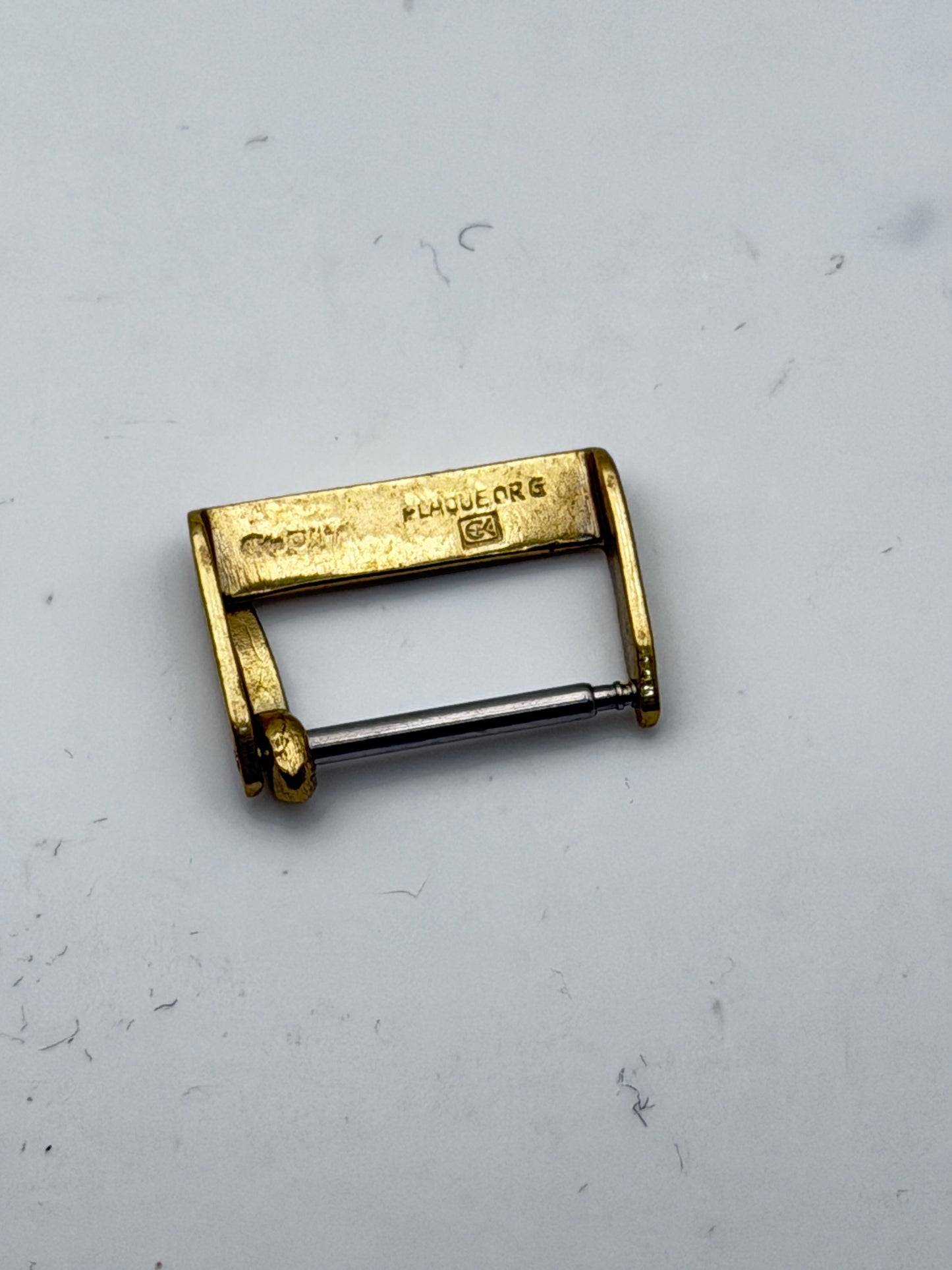longines fibbia buckle e-pat 16mm gold plated vintage rare