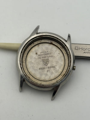 tissot 51031-51032-2 34mm wateroproof cassa case steel