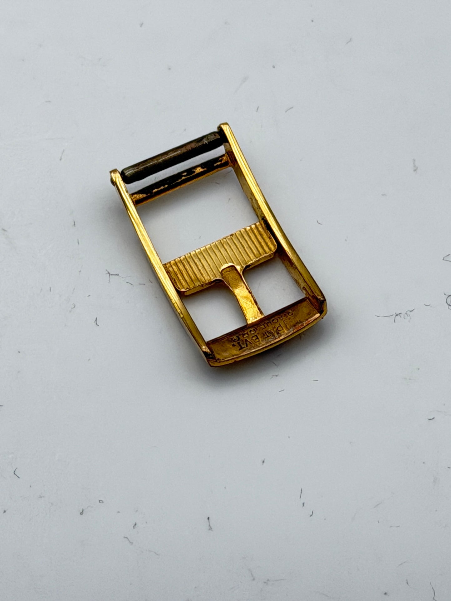 Omega fibbia buckle 10mm gold plated